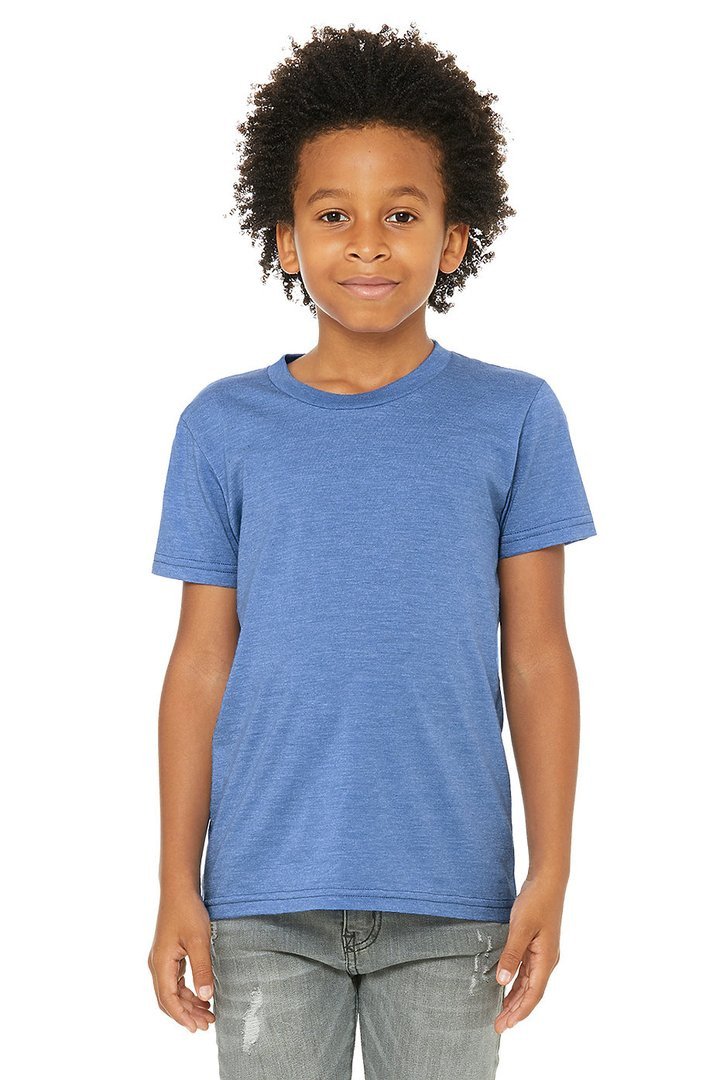 Illustrative EDTWB child model in a white sample tee